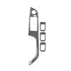 Для BMW 3 серии E90 E92 E93 325i 2005-2012 углеродное волокно, кнопка подъема окна автомобиля, панель, декоративные наклейки, автоаксессуары