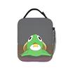 Keroros Gunsous Frog Lunch Bag  Kawaii Lunch Box Travel Convenient Thermal Tote Handbags For Women Waterproof Graphic Cooler Bag