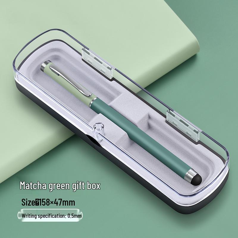 Signature Metal Rollerball Pen with Touchscreen Stylus, Customizable Logo, Business Pen Available