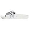 Jeremy Scott X Adilette Wings Шлепанцы Монограмма Белый Черный GY2505