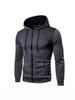 Men's Casual Sports Fitness Zip-up Hoodie Jacket - Autumn/Winter Style
