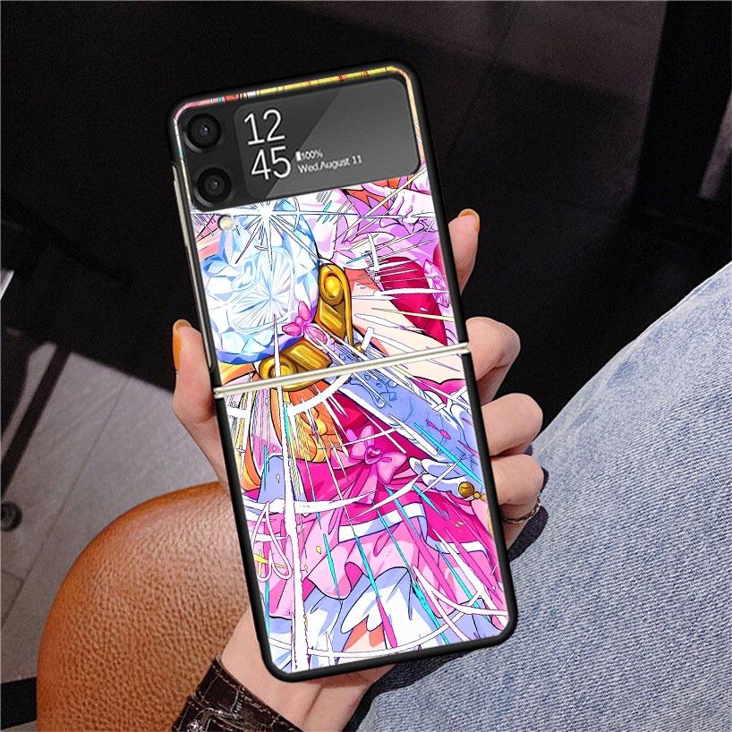 Чехол для телефона Pretty Cure для Samsung Z Flip 7 6 5 4 3 Galaxy ZFlip7 ZFlip6 ZFlip5 ZFlip4 ZFlip3 5G с принтом