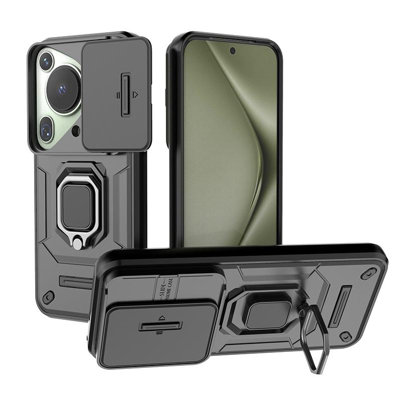 Слайд-камера Funda для Huawei Pura 70 Ultra Чехол для Huawei Pura 70 Pro + Plus Pura70 70Ultra Магнитное кольцо-подставка Защитная крышка