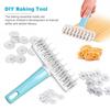 37PCS Roller Rolling Pin DIY Cake Cutting Knife Baking Tool Set Roller Rolling Pin Cake Plastic Mold Kitchen Baking Accessories