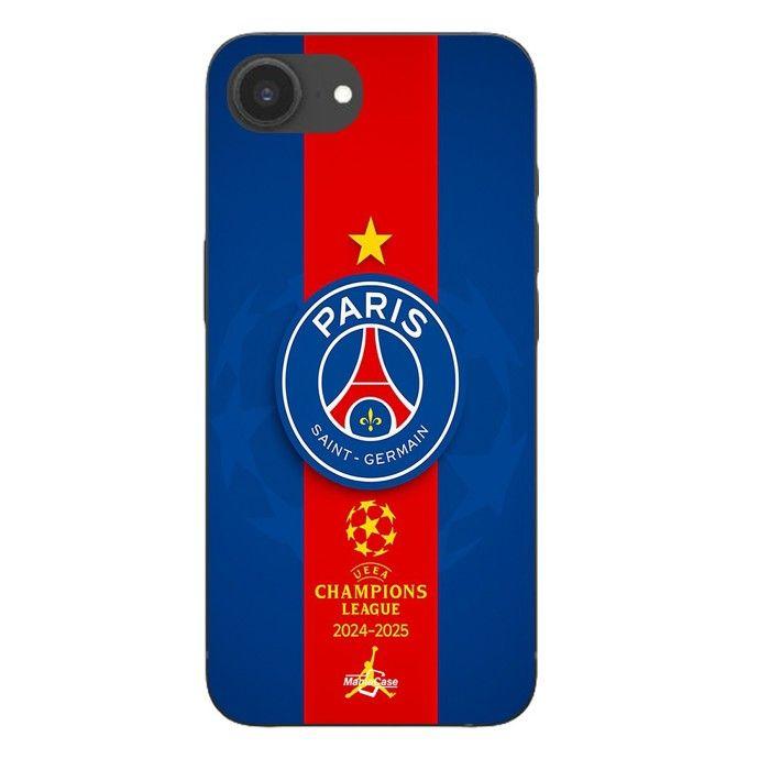 Coque Pour iPhone 16e PSG LOGO JORDAN LIGUE DES CHAMPIONS WINNER Maniacase