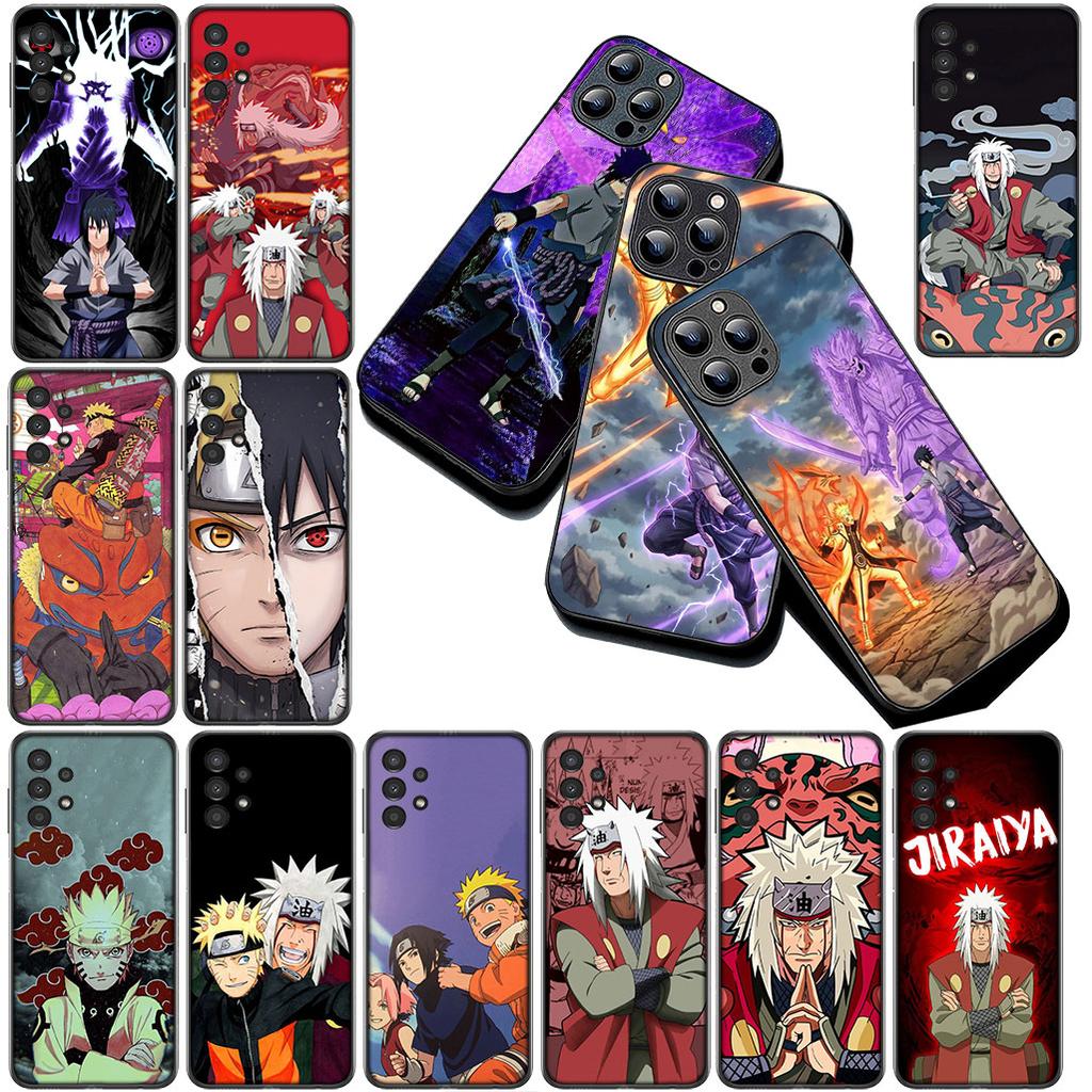 Casing for Apple iPhone 16 14 15 Plus 11 Pro Max 16E ProMax + 16Plus 15+ 14+ Phone Cover Soft Case Jiraiya Narutos Uchiha Sasuke