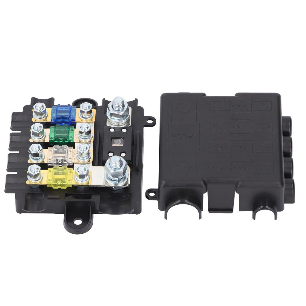 5-позиционный предохранительный блок 12 В 24 В, держатель блока предохранителей для распределения питания с предохранителями 30 А, 60 А, 80 А, 100 А, 250 А