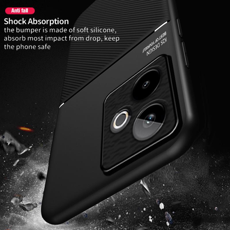 Rugged Non-Slip Protective Cover for Realme GT 7 GT 7T GT7 Case Built-in Car Magnetic Holder Phone Coque Fundas
