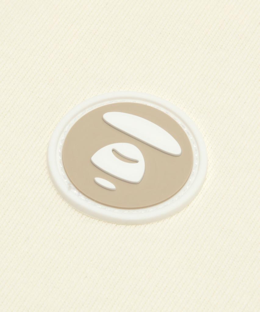AAPE AAPEnow Round Logo Basic Round Neck Sweatshirt / Aapswmc348Xxpivx