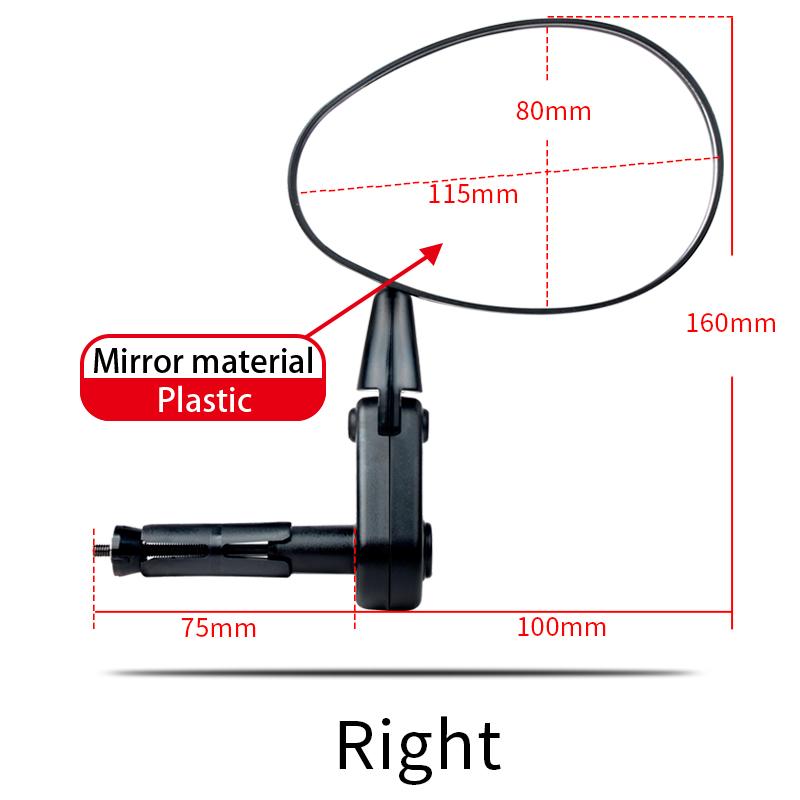 EasyDo Bicycle Rearview Mirror Bike Handlebar Mirror 360 Rotate Adjustable Back Sight Reflector Anti-fall MTB Bike Accessories