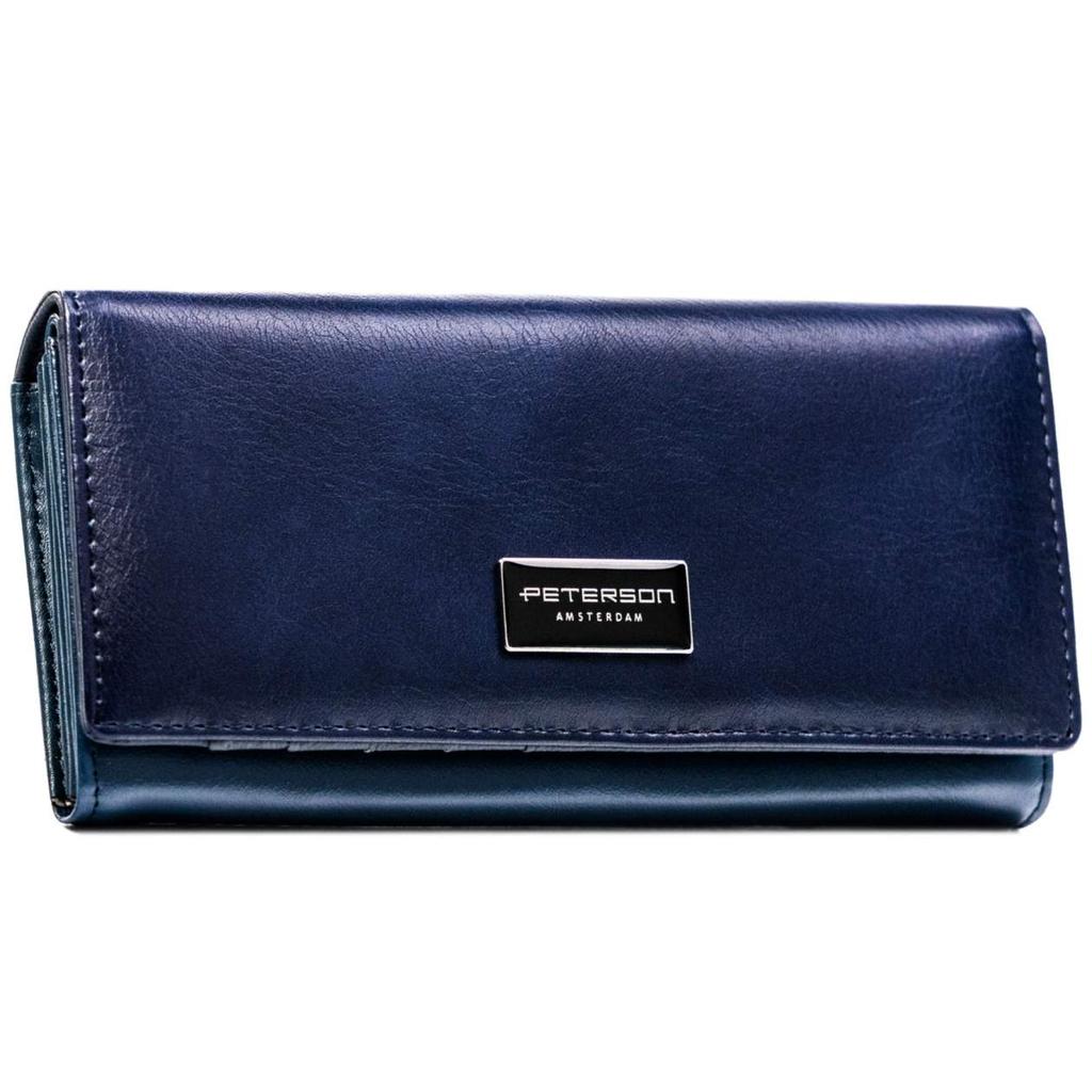 Portfel damski skóra+PU PTN PX22-F773-4535 Navy