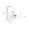 Speaker wall mount, maximum load 10kg, 360°, Cabletech