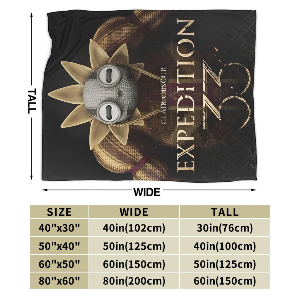Clair Obscur Expedition 33 Maelle Blanket Soft Pattern Plush Throw Blanket For Living Room Picnic Flannel Bedspread Bed Cover