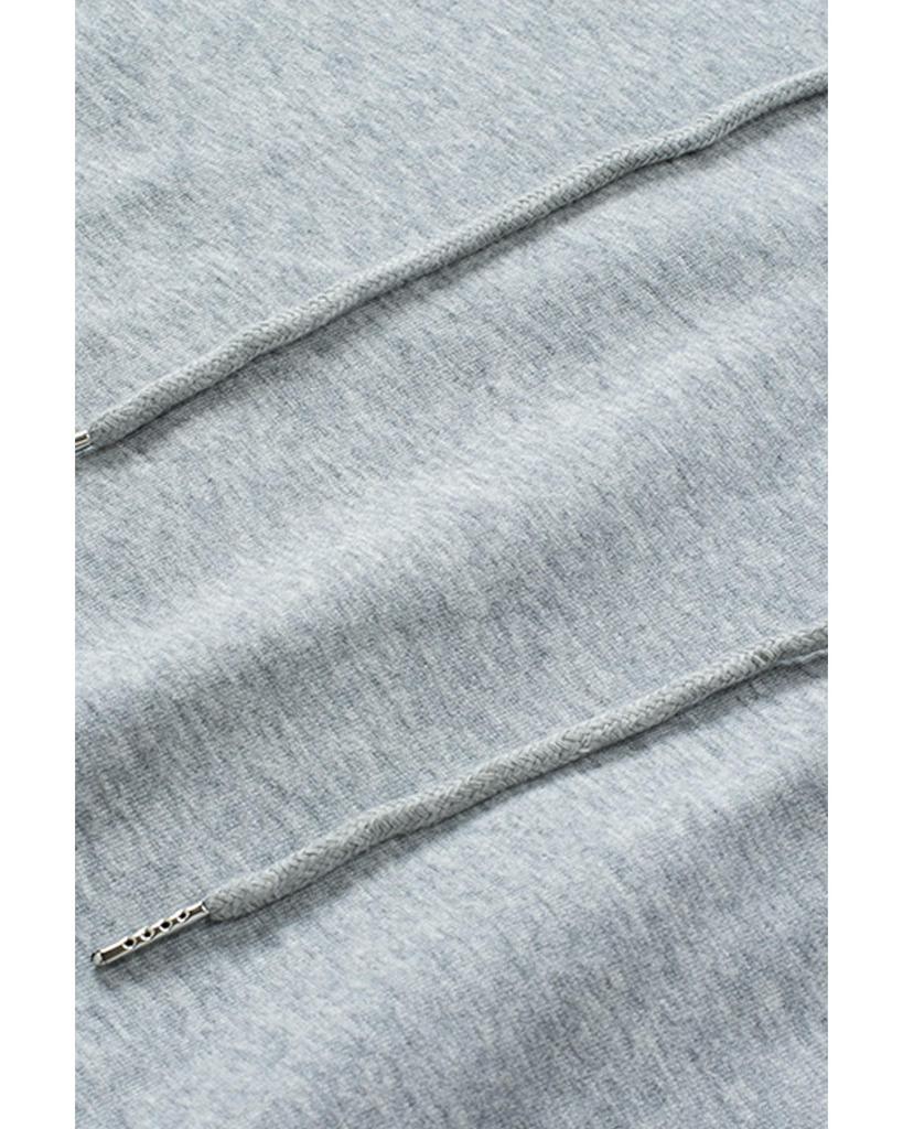 Azura Exchange Серая повседневная толстовка с капюшоном на шнуровке