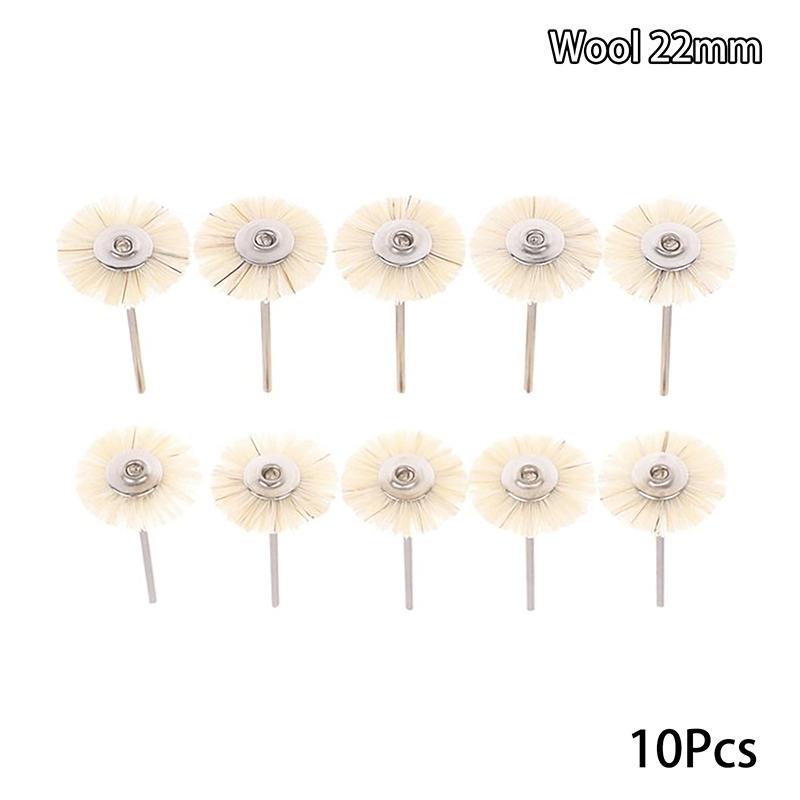 10 шт. Стоматологические высококачественные полировальные колеса-щетки для полировки, Стоматологическое лабораторное оборудование, Материалы и принадлежности