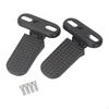 Bike Rear Pedals Folding Footrests Quick Release Metal Wide Plates Foot Pegs for Electric S