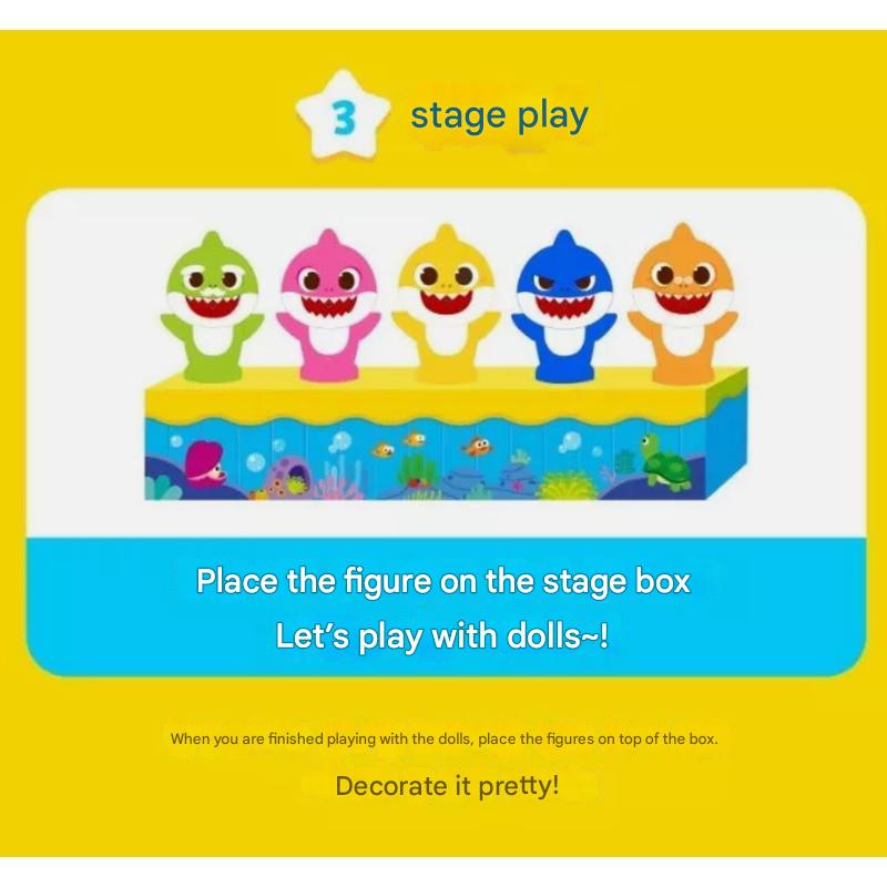 PINKFONG Фигурка акулы для игры в пальчиковые куклы