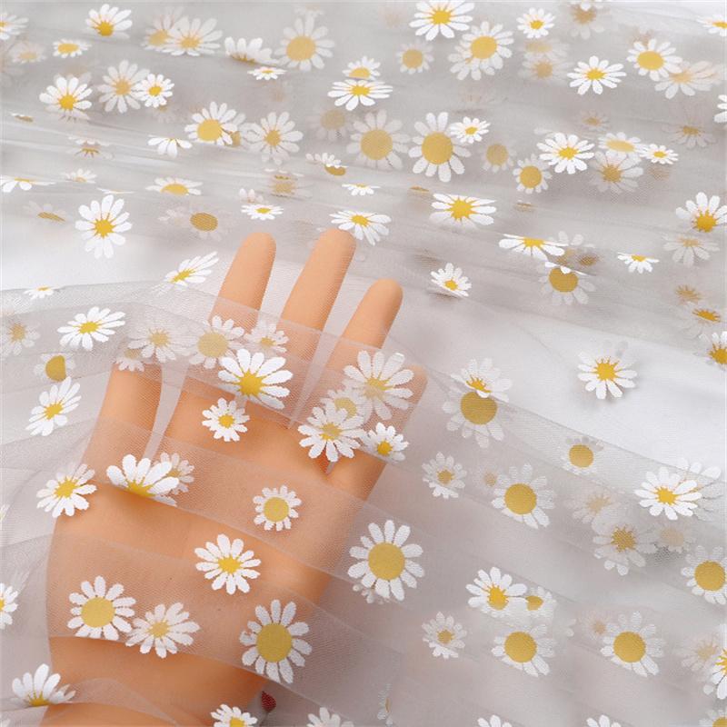 Photograph DIY Little Daisy Wedding Dress Skirt Clothing Gauze Cloth Background Cloth