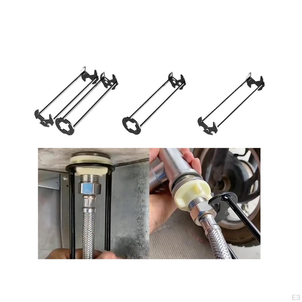 Multifunctional Sink Wrench Faucet Tool Plumbing Pipe Extractor Installation for