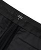 MUSINSA STANDARD Wool Blend Relaxed Tapered Hidden Banding Crop Slacks [Black]