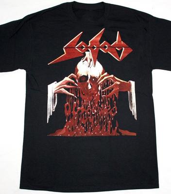 Футболка группы Sodom черная Хлопковая футболка Все размеры от S до 5XL XZ536 Унисекс футболка