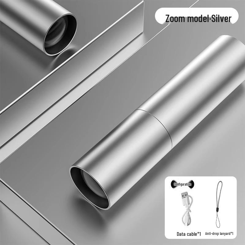 Mini LED Portable Flashlight: Super Bright, Long Range, Rechargeable, Durable, Eye-Friendly