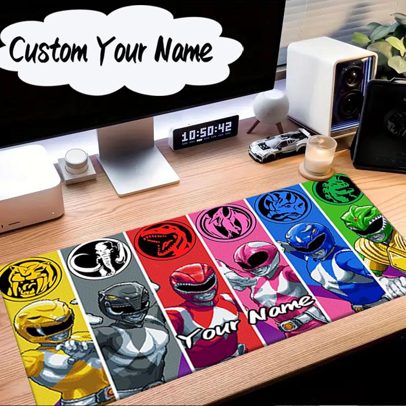 Custom Name Mouse pad Rangers Team-up Mouse Pad Desk Mat, Non-Slip Rubber Backer Pad For Computer Notebook Gaming Mouse Pad Birthday Gift
