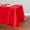 Soft Thick Solid Color Wedding Party Banquet Satin Table Decorations Table Cover Tablecloth