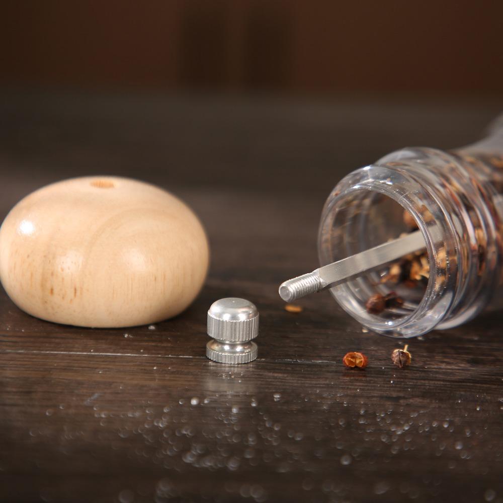 Refillable Pepper Salt Mill Manual Salt and Pepper Bottle Salt and Pepper Grinding Bottle Kitchen