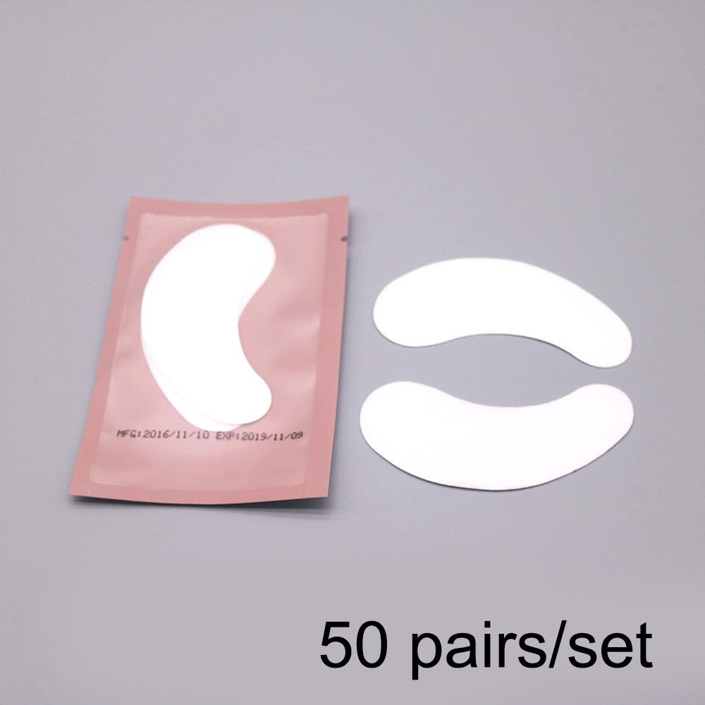50 Pairs Under Eye Paper Patches Grafted Lash Eyelash Extension Pads Eye Lash Make Up Tools