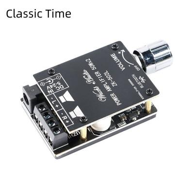 ZK-502L MINI Bluetooth 5.0 DC 5-24V Беспроводной Аудио Цифровой Усилитель Мощности Стерео плата 50Втx2 Bluetooth Усилитель Amplificador