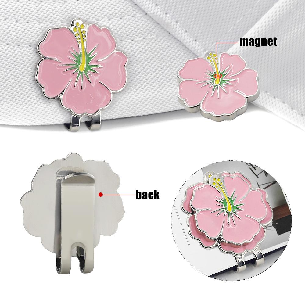 1Pcs Golf Ball Mark w Magnetic Golf Hat Clip Mark for Marking Golf Balls Position Two Styles Magnetic Alloy Golf Marker Supplies 5