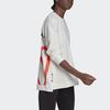 Adidas Толстовка с круглым вырезом и принтом сзади, женская толстовка, ярко-белая, H67196