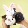 Plush Cat Plush Keychain Simulation Kitten Shakes Tail Doll Cute Wind-up Toy Bag Decoration