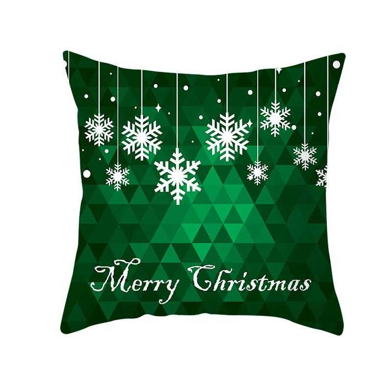 Fresh Green Christmas Pillow Cover Home Ornament Pillow Sleeping Pillow Cushion Cover Premium Durable Quality Useful