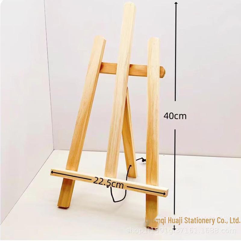 Детский небольшой деревянный настольный мольберт для рисования - идеально подходит для выставок произведений искусства в детском саду