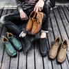 Ankle Boots Leather Shoes for Men Casual Boots Genuine Oxfords Business Leather Shoes Large Size Boots