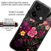 Чехол для телефона Xiaomi Redmi Note 13 Pro 5G/Poco X6 5G с печатью узора Закаленное стекло+ТПУ+ПК крышка