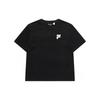Fila Printed Letter Crew Neck Pullover Short Sleeve American Vintage T-Shirt Unisex Tops Black T11U326102F-BK
