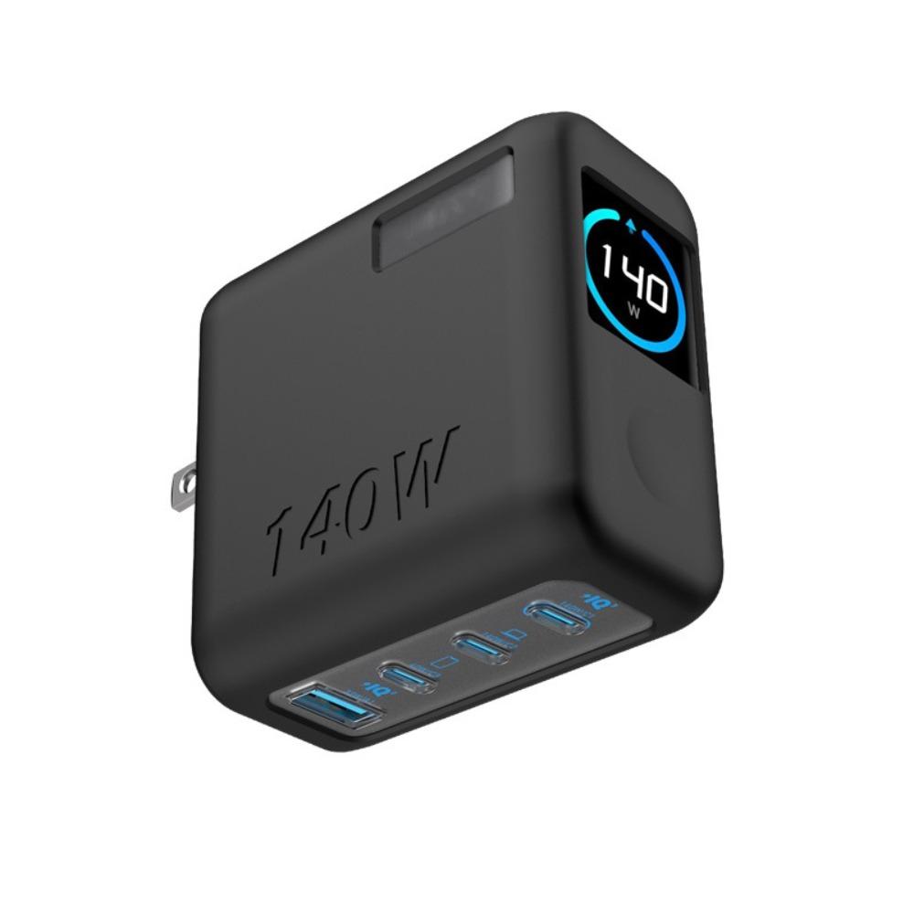 Clear Protective Charger Cover Portable Charger Shell for Anker Zolo 140W GaN 4-Port Charger Travel