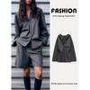 Za2025 Spring New Women's Clothing Fashion Single-Breasted Back Pleated Loose Long Sleeves Lapel Shirt 3067118
