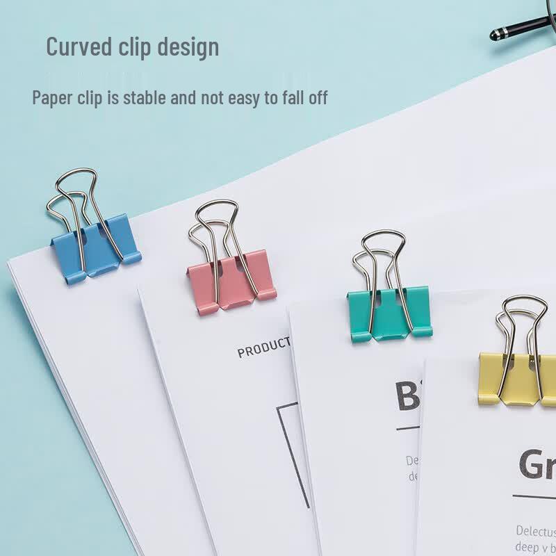 COMIX Effort-Saving Colorful Binder Clips