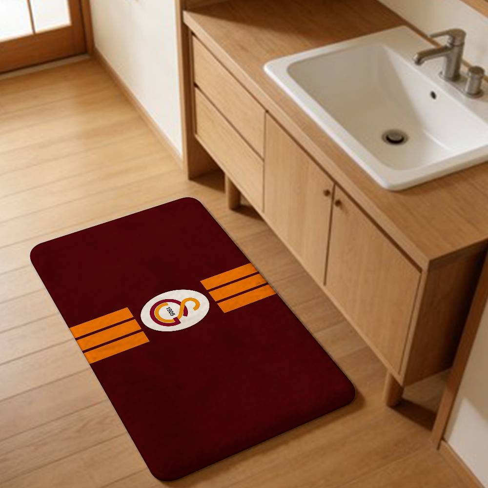 Football Team Galatasaray Door Mat Nordic Style Home Doormat Bathroom-Toilet Mats Bedroom Bedside Mats