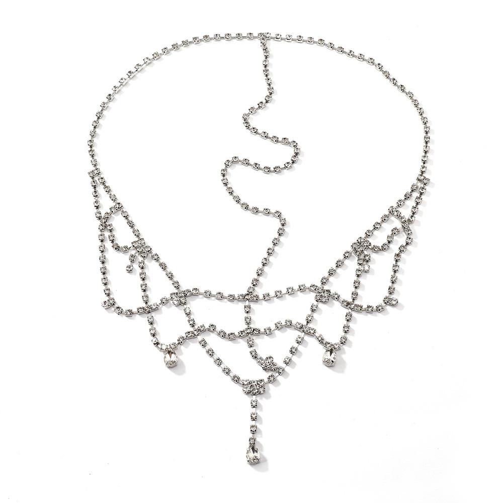 Rhinestone Fashionable Pendant Design Women Headwear Headpiece For Brides Gift