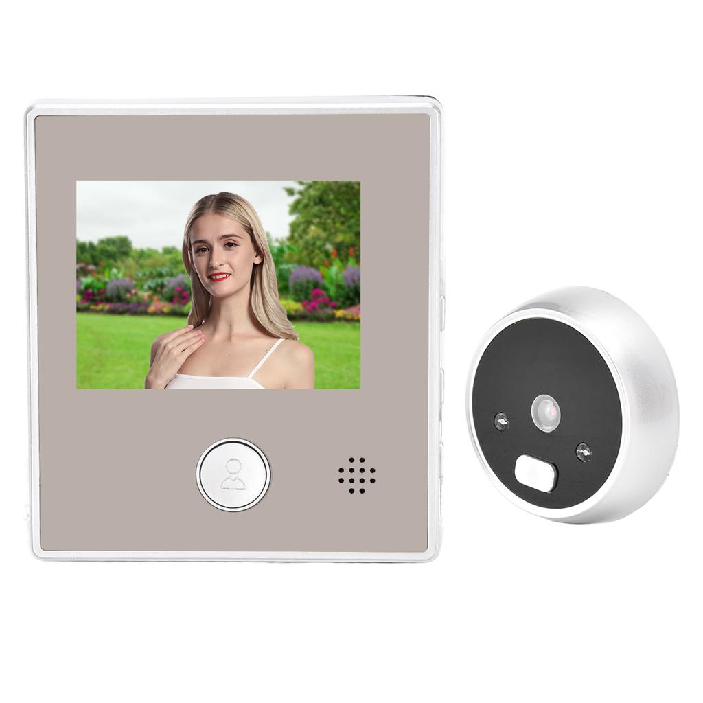 Intelligent Video Doorbell Digital Door Viewer 2.8in TFT LCD Display Infrared Night Vision 135 Degrees