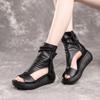 2021 New Fashion High Top Wedge Sandals Ladies Personality Platform Sandals Walking Shoes
