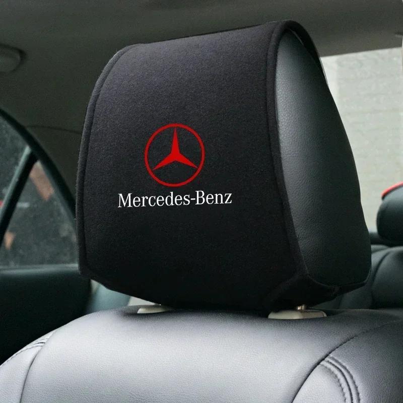 WSIRG1 W210 Для Mercedes-Benz 1 шт. Чехол на подголовник автомобиля Подушка для головы сиденья Чехол на подголовник для шеи Авто стайлинг для Mercedes Benz C200 C260 W108