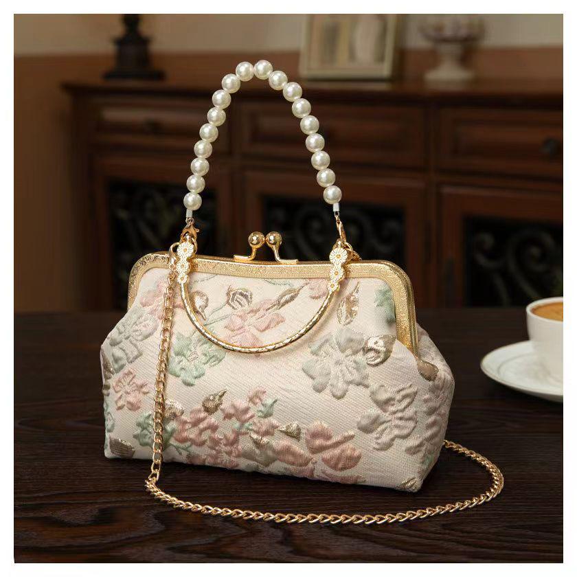 Сумка-чеонгсам в стиле ретро в китайском стиле и юбка-ханьфу с изображением лошадиной морды через плечо с золотым кошельком