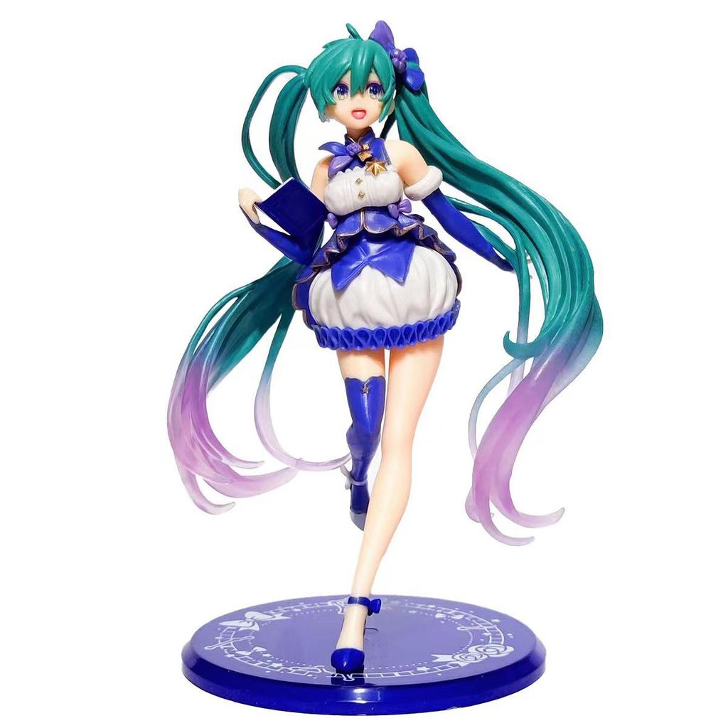 High-Quality Sakura Hatsune Miku PVC Doll with Decorative Chassis Ornaments
