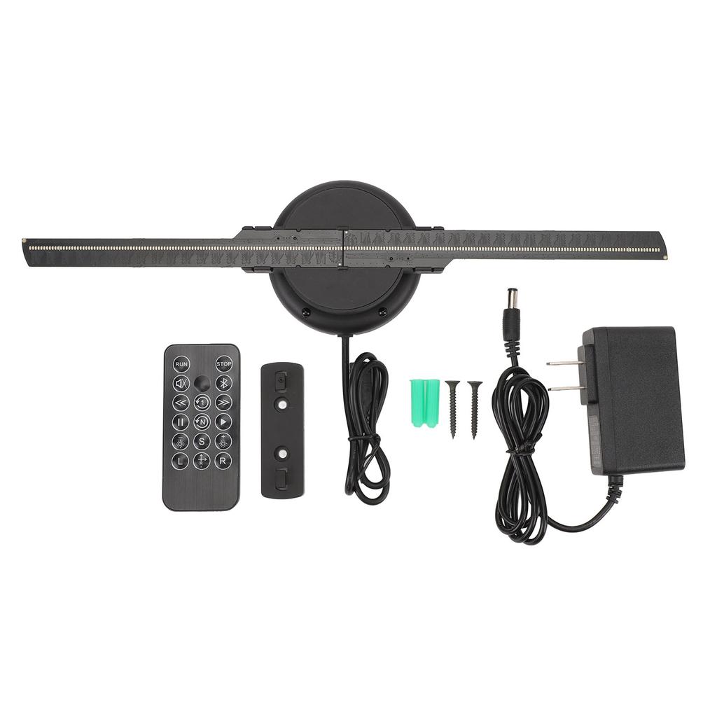 3D Hologram Fan 3D Holographic Projector Advertising Display Fan with 224LED Beads Remote Control